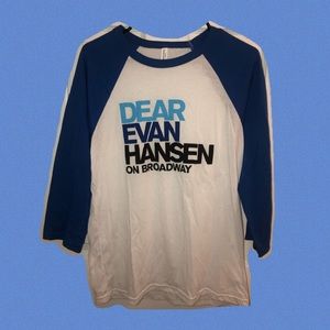 DEAR EVAN HANSEN BASEBALL TEE FROM BROADWAY